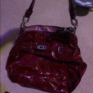 New Burgundy Coach bag